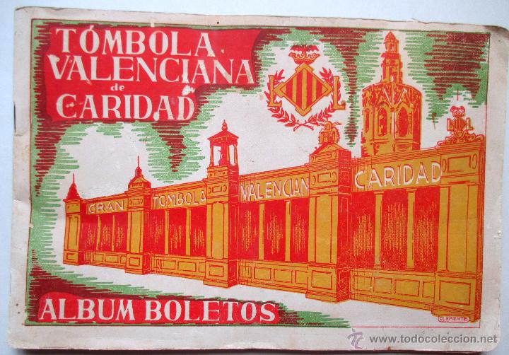 Collectable Albums: ALBUM DE CROMOS COMPLETO - T&Oacute;MBOLA VALENCIANA DE CARIDAD - A&Ntilde;OS 50 - ORIGINAL