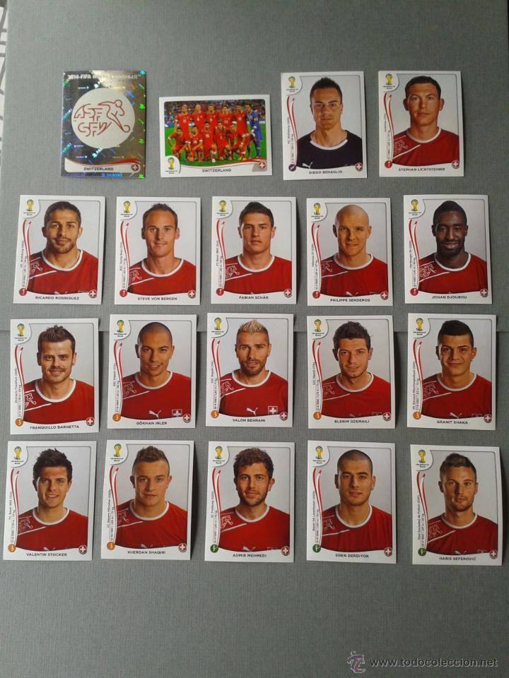 Collectionnisme Album: Suiza Panini Fifa World Cup Brasil 2014 Completo Equipo Colecci&oacute;n Tarjetas Nuevas!!!! R1834