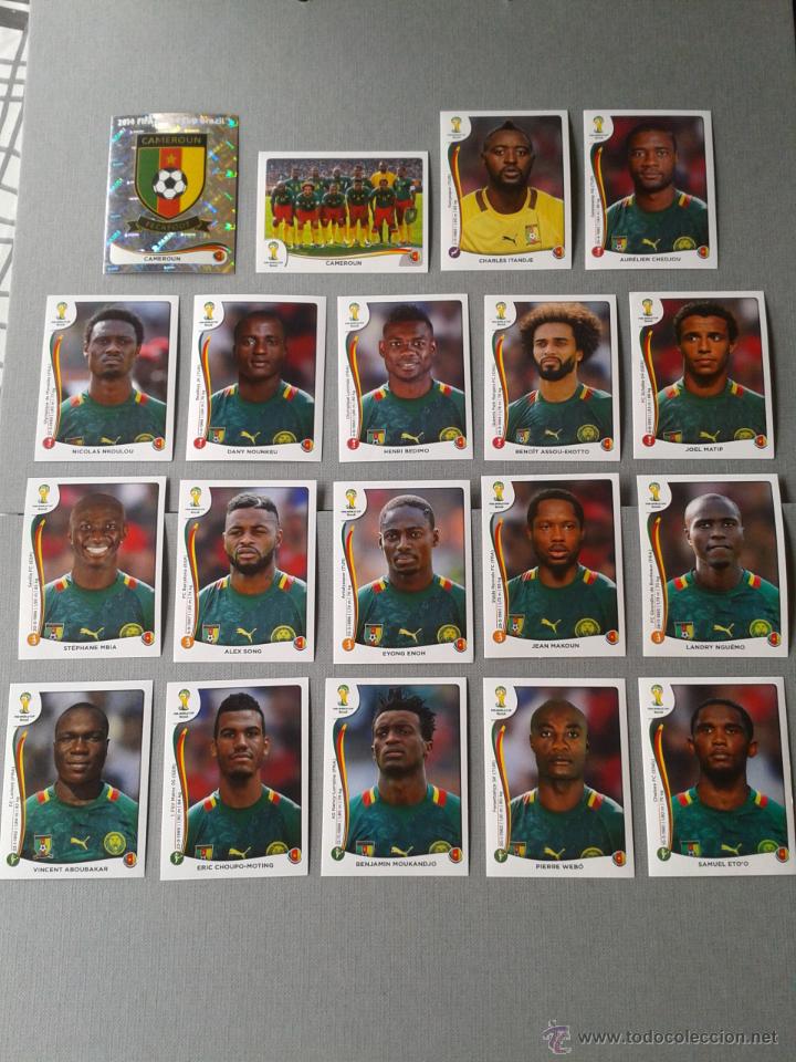 Collectionnisme Album: Cameroun Panini Fifa World Cup Brasil 2014 Completo Equipo Colecci&oacute;n Tarjetas Nuevas!!! R1835