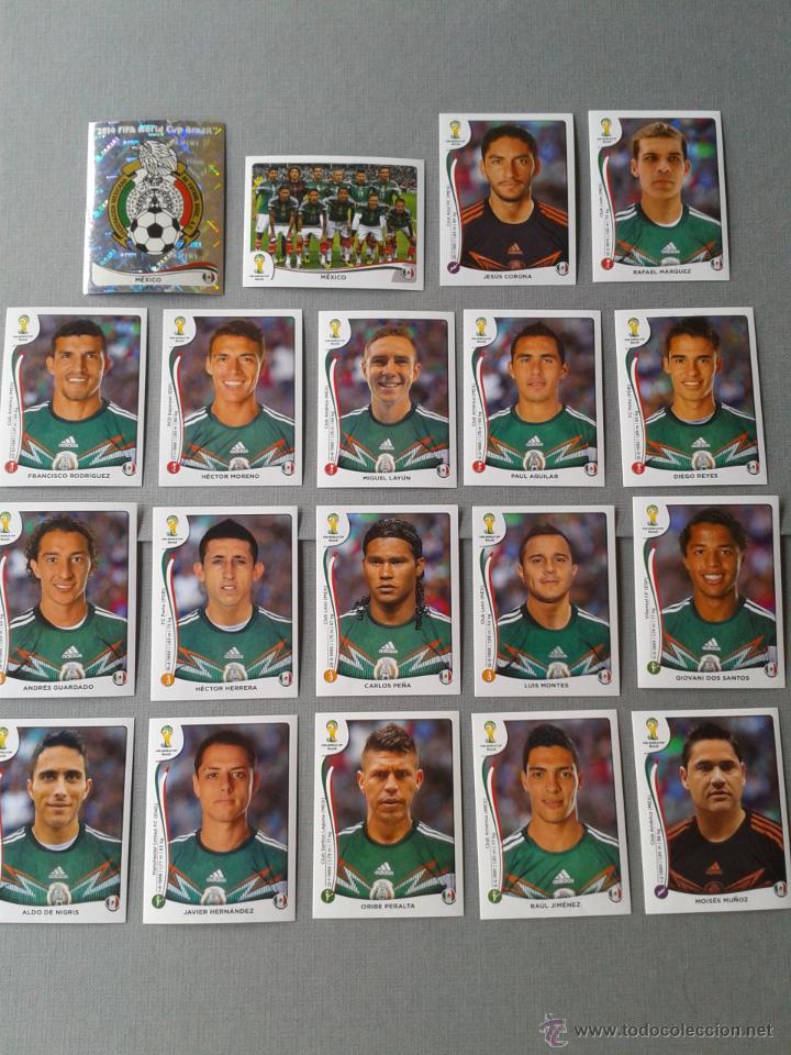 Collectionnisme Album: M&eacute;xico Panini Fifa World Cup Brasil 2014 Completo Equipo Colecci&oacute;n Tarjetas Nuevas!!! R1836