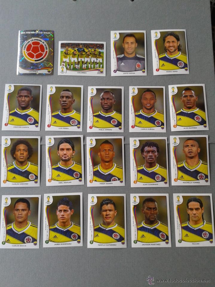 Collectionnisme Album: Colombia Panini Fifa World Cup Brasil 2014 Completo Equipo Colecci&oacute;n Tarjetas Nuevas!!! R1846
