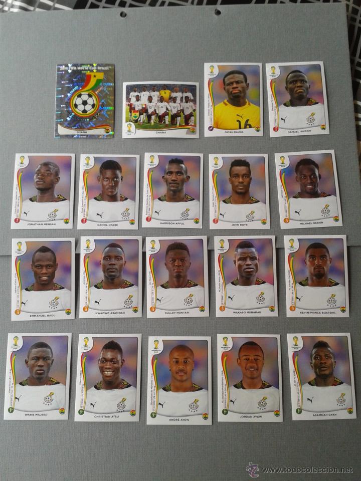 Collectionnisme Album: Ghana Panini Fifa World Cup Brasil 2014 Completo Equipo Colecci&oacute;n Tarjetas Nuevas!!!! R1853