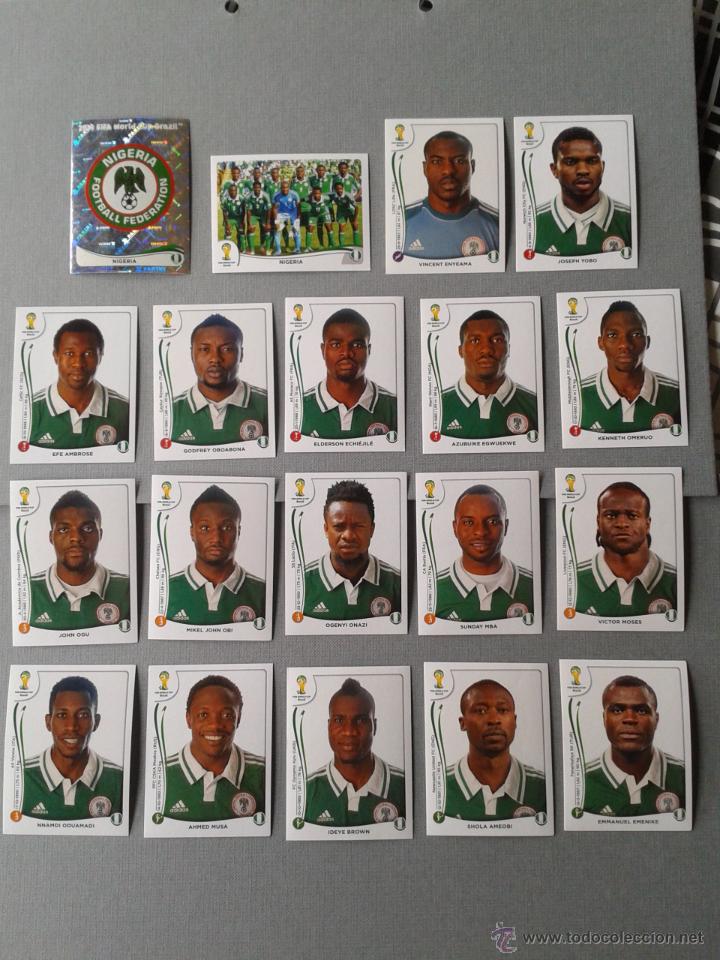 Collectionnisme Album: Nigeria Panini Fifa World Cup Brasil 2014 Completo Equipo Colecci&oacute;n Tarjetas Nuevas!!!! R1856