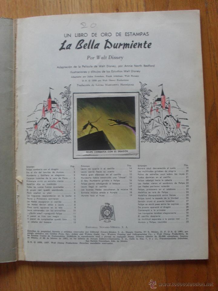 Coleccionismo &aacute;lbum: LA BELLA DURMIENTE, Un Libro de Oro de Estampas, Completo - Foto 2