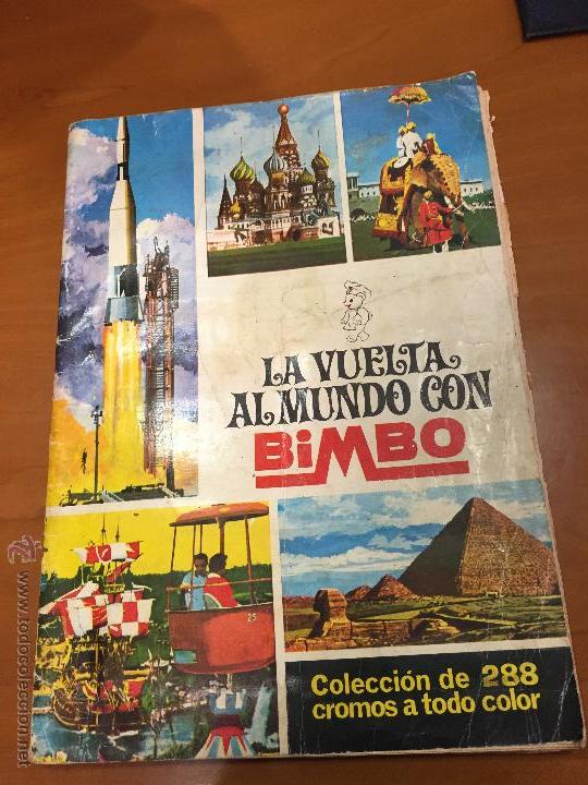Coleccionismo &Aacute;lbum: LA VUELTA AL MUNDO CON BIMBO COMPLETO SE VENDEN SUELTOS