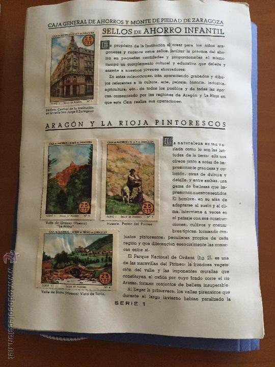 Collectionnisme Album: caja de ahorros y monte de piedad de zaragoza 25 series de 20 cromos