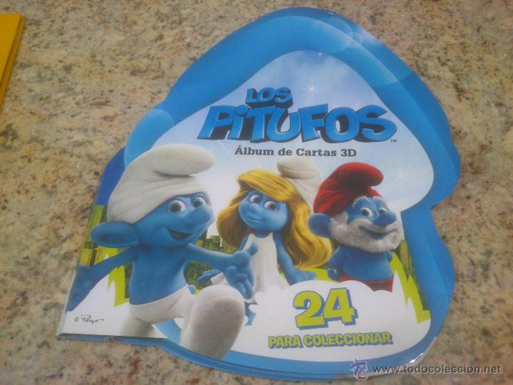 Coleccionismo &aacute;lbum: LOS PITUFOS - ALBUM DE CARTAS 3D - Foto 1