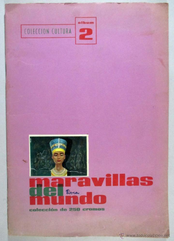 Collezionismo &Aacute;lbum: MARAVILLAS DEL MUNDO , ALBUM DE CROMOS , COLECCI&Oacute;N CULTURA N&ordm; 2 , COMPLETO , ORIGINAL