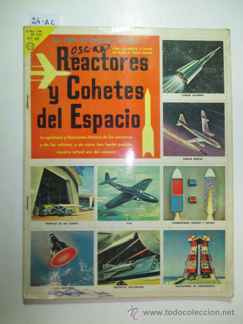 Coleccionismo &aacute;lbum: &Aacute;LBUM DE CROMOS REACTORES Y COHETES DEL ESPACIO N&ordm;49 - Foto 1
