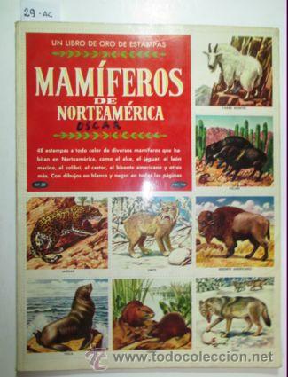 Collezionismo &Aacute;lbum: &Aacute;LBUM DE CROMOS MAMIFEROS DE NORTEAM&Eacute;RICA N&ordm;59