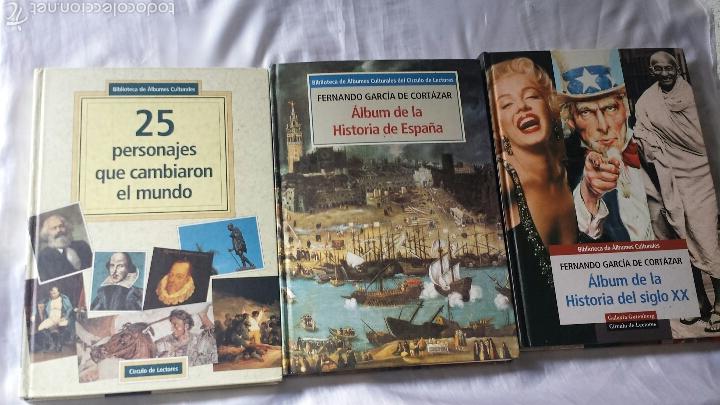 Coleccionismo &Aacute;lbum: 3 ALBUMS DE LA HISTORIA DE ESPA&Ntilde;A-COMPLETOS