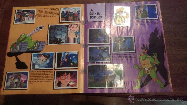 Coleccionismo &aacute;lbum: TORTUGAS NINJA SIN POSTER CENTRAL - Foto 2