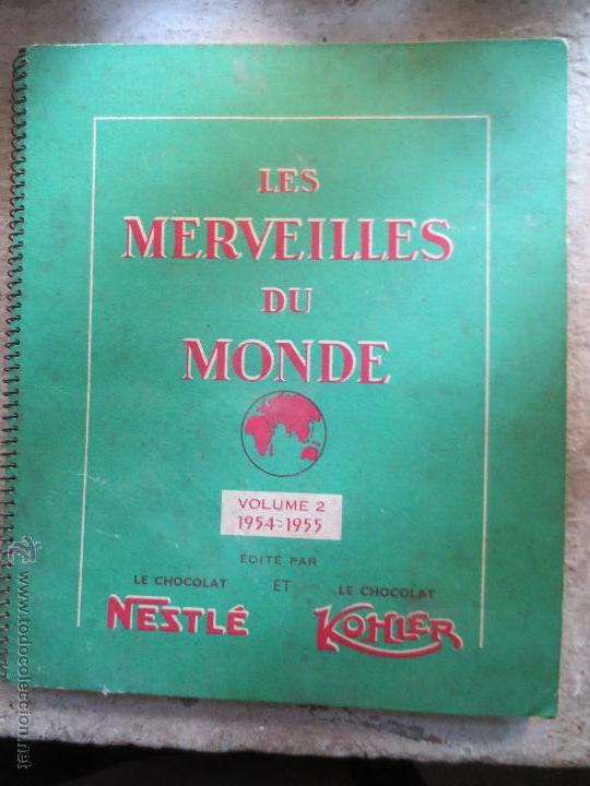 Collezionismo &Aacute;lbum: merveilles du monde  volumen 2  nestle
