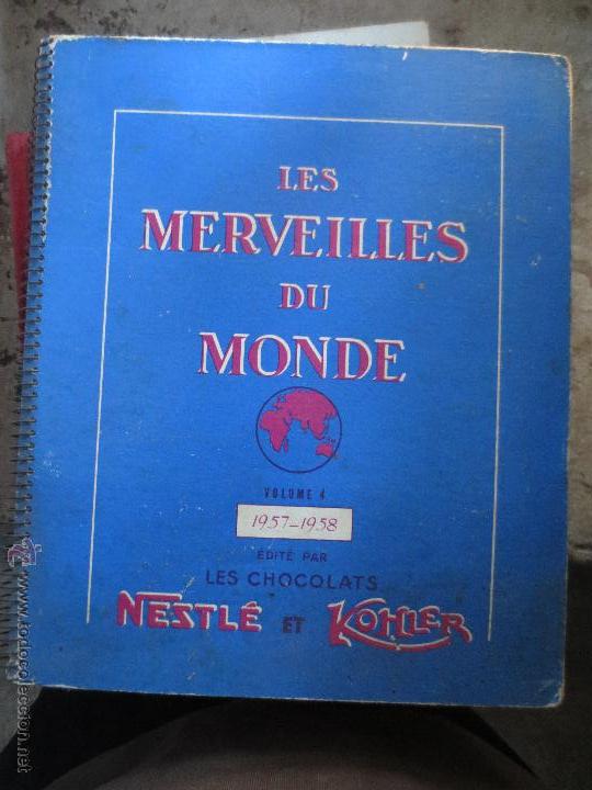 Collezionismo &Aacute;lbum: les merveilles du monde  volumen 4  nestle