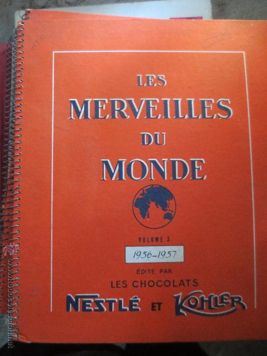 Collezionismo &Aacute;lbum: les merveilles du monde  volumen 3     nestle