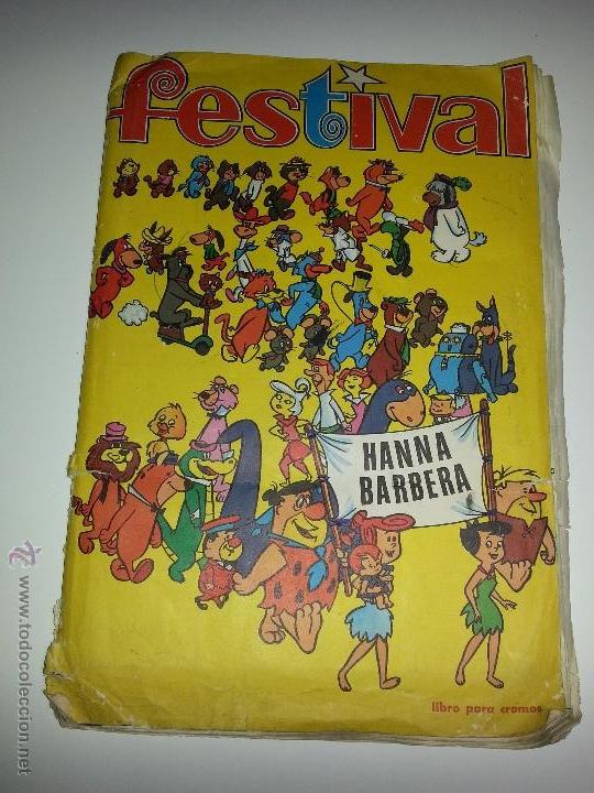 Coleccionismo &Aacute;lbum: ALBUM DE CROMOS : FESTIVAL DE HANNA BARBERA EDITORIAL FHER A&Ntilde;O 1971 COMPLETO 210 CROMOS