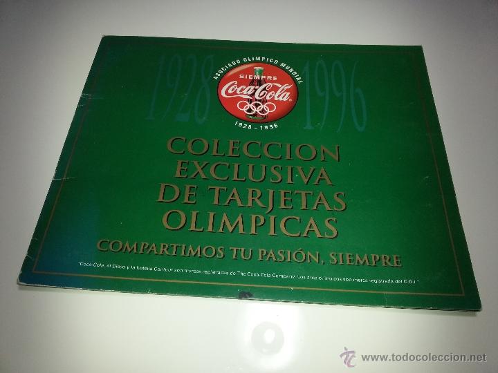 Collectable Albums: ALBUM PROMOCIONAL DE COCA COLA - COLECCION DE TARJETAS OLIMPICAS 1928 - 1996 COMPLETO