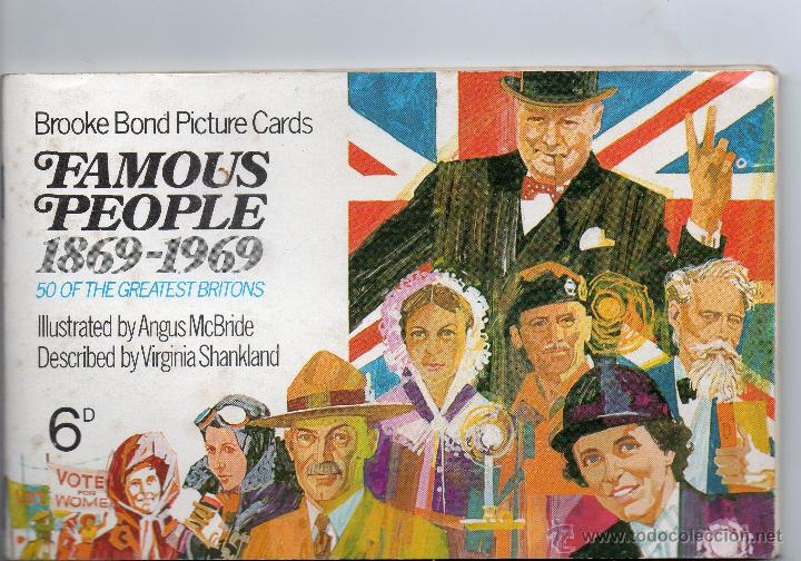 Coleccionismo &Aacute;lbum: Famous People 1869-1969