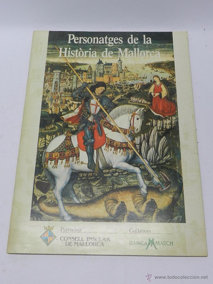 Collectionnisme Album: ALBUM DE CROMOS PERSONATGES DE LA HIST&Ograve;RIA DE MALLORCA - BRISAS A&Ntilde;O 1989, COMPLETO CON 129 CROMOS -