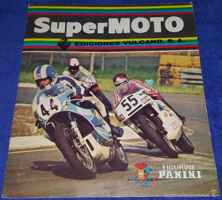 Colecionismo Caderneta: SuperMOTO - Ediciones Vulcano - Panini (1975) &iexcl;Completo!
