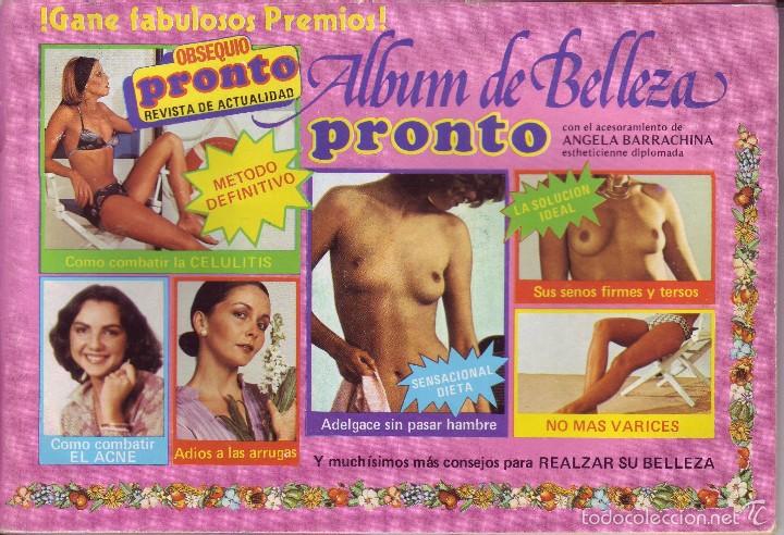 Collectionnisme Album: PRONTO - &Aacute;LBUM DE BELLEZA