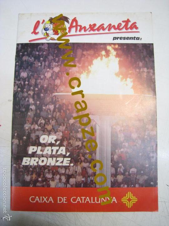 Coleccionismo &Aacute;lbum: L'ANXENETA PRESENTA: OR, PLATA, BRONZE. ALBUM CROMOS COMPLETO - CAIXA CATALUNYA