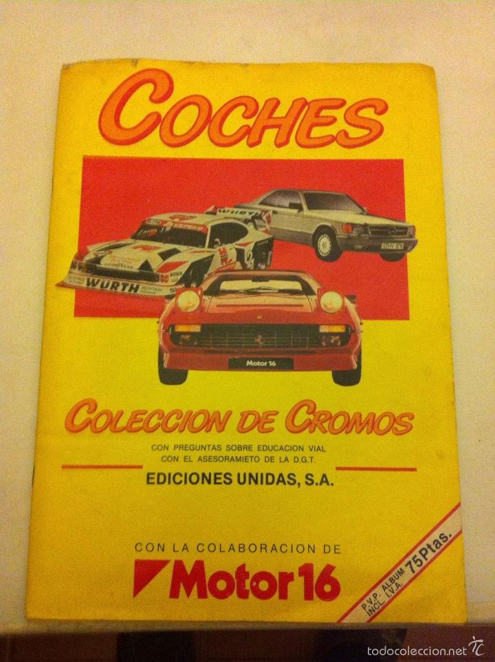 Coleccionismo &aacute;lbum: coches (motor 16) - Foto 1
