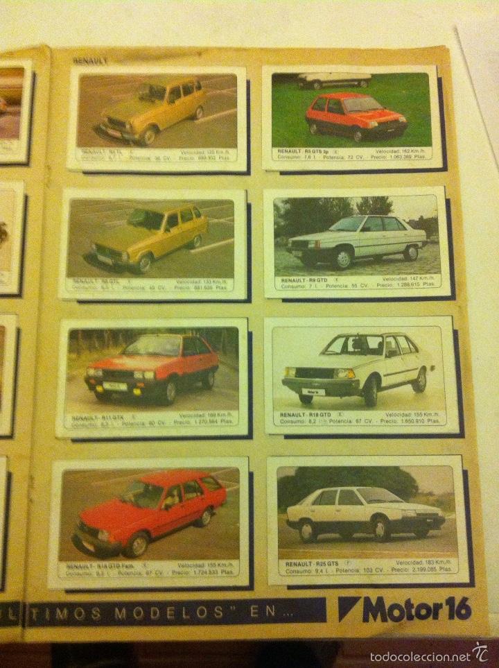 Coleccionismo &aacute;lbum: coches (motor 16) - Foto 3