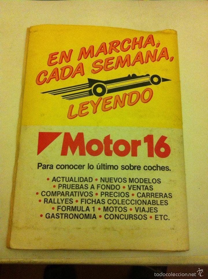 Coleccionismo &aacute;lbum: coches (motor 16) - Foto 5
