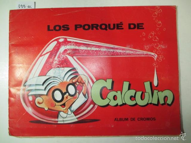 Collezionismo &Aacute;lbum: &Aacute;LBUM DE CROMOS LOS PORQU&Eacute; DE CALCUL&Iacute;N