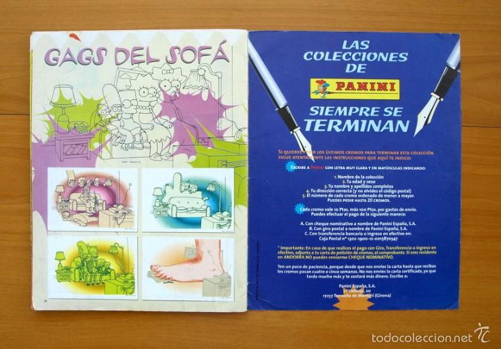 Coleccionismo &aacute;lbum: Los Simpsons - Editorial Panini 1999 - Completo - Foto 22