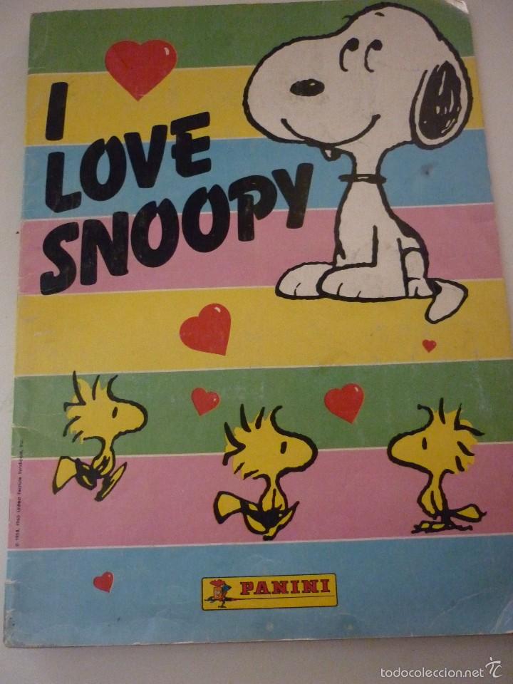 Coleccionismo &aacute;lbum: I LOVE SNOOPY. PANINI - Foto 1
