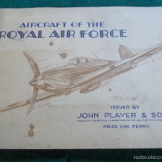 Coleccionismo Álbum: ALBUM COMPLETO INGLES AIRCRAFT OF THE ROYAL AIR FORCE. Lote 58257265