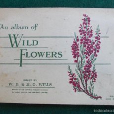 Coleccionismo Álbum: ALBUM ANTIGUO COMPLETO EN INGLÉS WILD FLOWERS. Lote 58257748