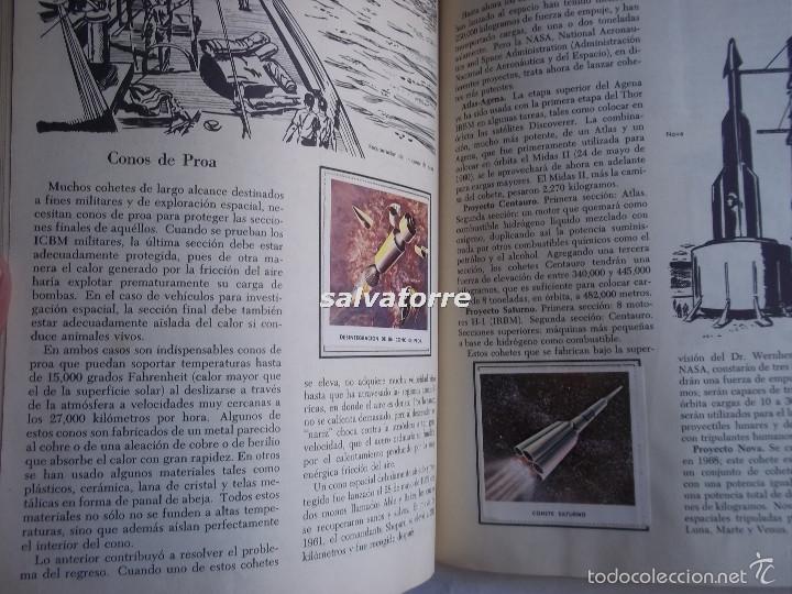 Coleccionismo &aacute;lbum: REACTORES Y COHETES DEL ESPACIO, EDITORIAL NOVARO MEXICO. 1&ordf; EDICION 1962 - Foto 4