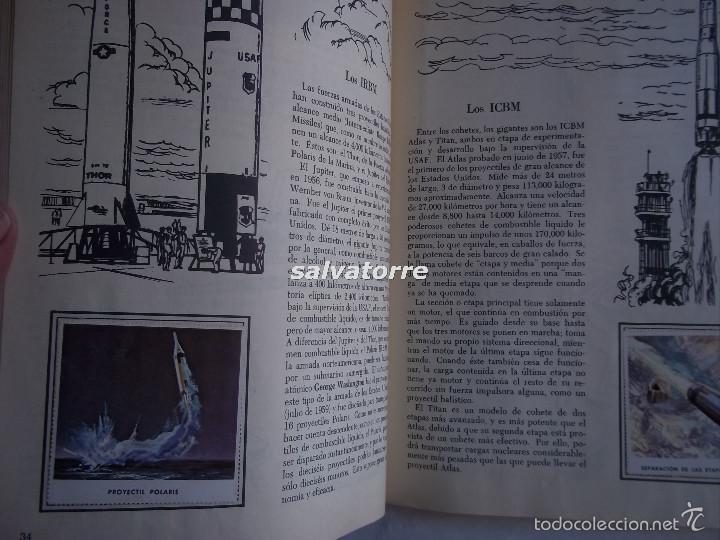 Coleccionismo &aacute;lbum: REACTORES Y COHETES DEL ESPACIO, EDITORIAL NOVARO MEXICO. 1&ordf; EDICION 1962 - Foto 5