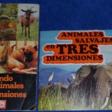 Coleccionismo Álbum: EL MUNDO DE LOS ANIMALES EN 3 DIMENSIONES - ANIMALES SALVAJES EN TRES DIMENSIONES - PANRICO