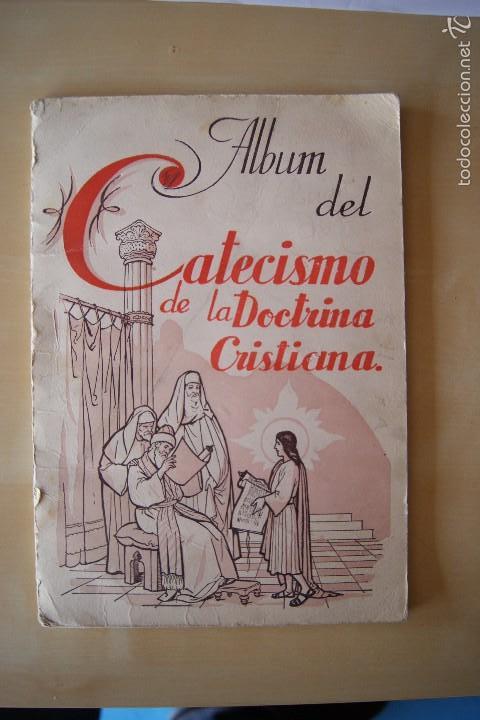 Collectionnisme Album: ALBUM DE CROMOS DEL CATEQUISMO DE LA DOCTRINA CRISTIANA RELIGIOSO COMPLETO