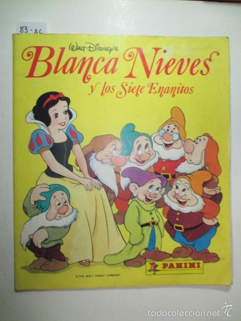 Collezionismo &Aacute;lbum: &Aacute;LBUM DE CROMOS BLANCA NIEVES Y LOS SIETE ENANITOS
