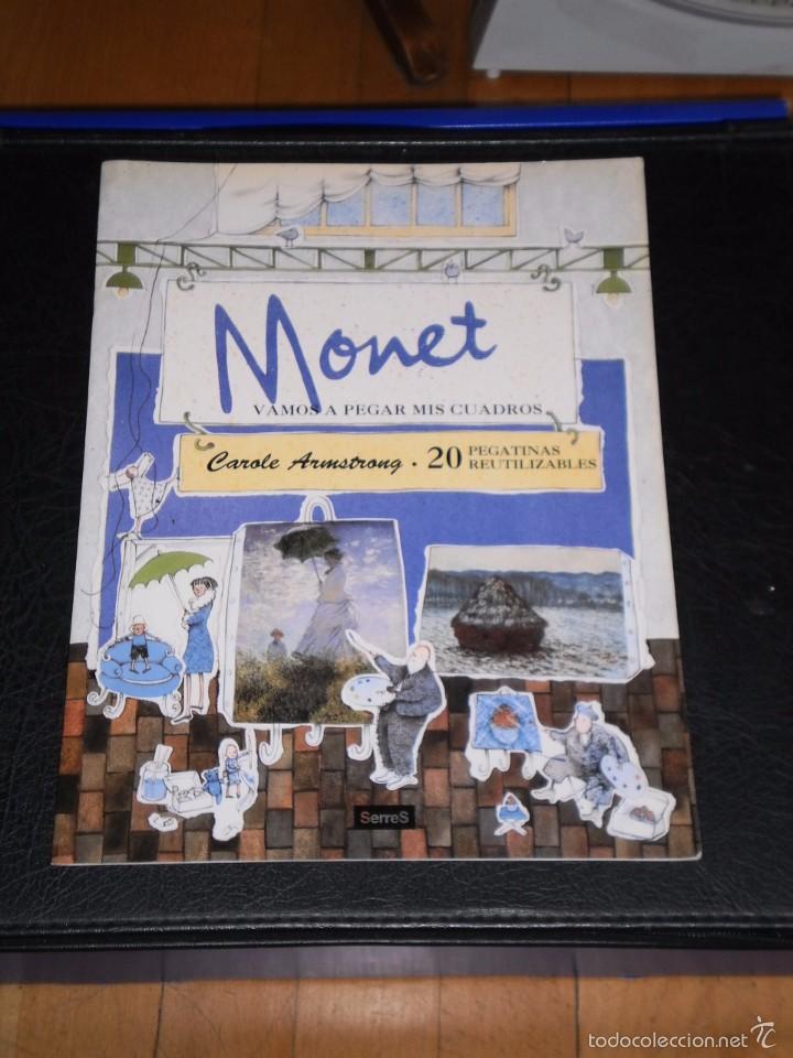 Coleccionismo &Aacute;lbum: MONET VAMOS A PEGAR MIS CUADROS ( CAROLE ARMSTRONG) , SERRES, 20 pegatinas reutilizables -16 p&aacute;gina