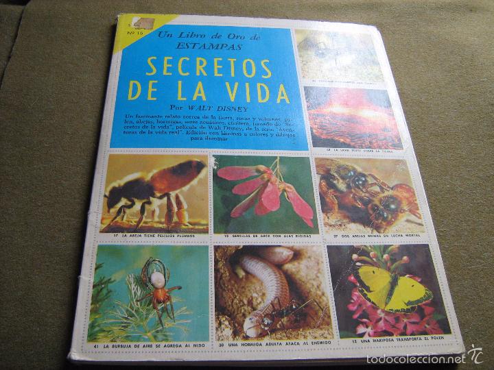 Collezionismo &Aacute;lbum: ALBUM COMPLETO SECRETOS DE LA VIDA POR WALT DISNEY - NOVARO