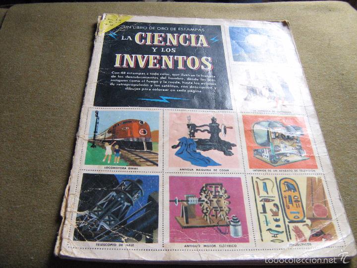 Coleccionismo &Aacute;lbum: ALBUM INCOMPLETO FALTAN HOJAS LA CIENCIA Y LOS INVENTOS - SOLO TIENE 17 CROMOS - NOVARO