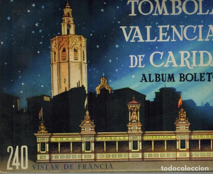 Collectable Albums: Album de la T&Oacute;MBOLA VALENCIANA DE CARIDAD; completo del a&ntilde;o 1957 (vistas de Francia)