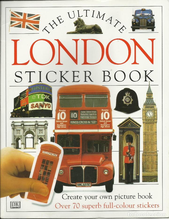 Collectable Albums: libro de cromos etiquetas adhesivas en ingles para aprender todos los monumentos de londres verfotos