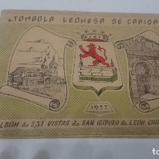 Coleccionismo Álbum: TOMBOLA LEONESA .1957 SAN ISIDORO -LEÓN-COMPLETO. Lote 74518675