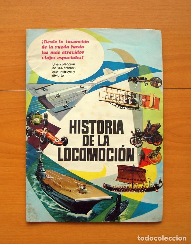 Colecionismo Caderneta: &Aacute;lbum Historia de la locomoci&oacute;n - COMPLETO - Editorial Ferma 1967 - Ver las fotos del interior
