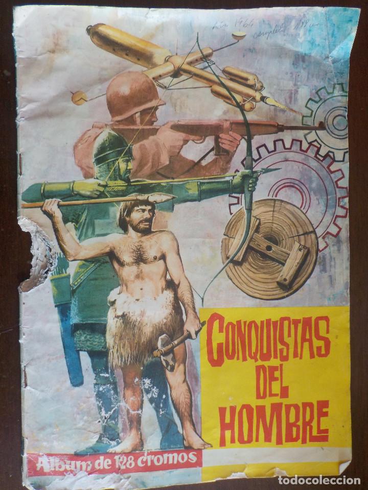 Coleccionismo &aacute;lbum: CONQUISTAS DEL HOMBRE - Foto 1