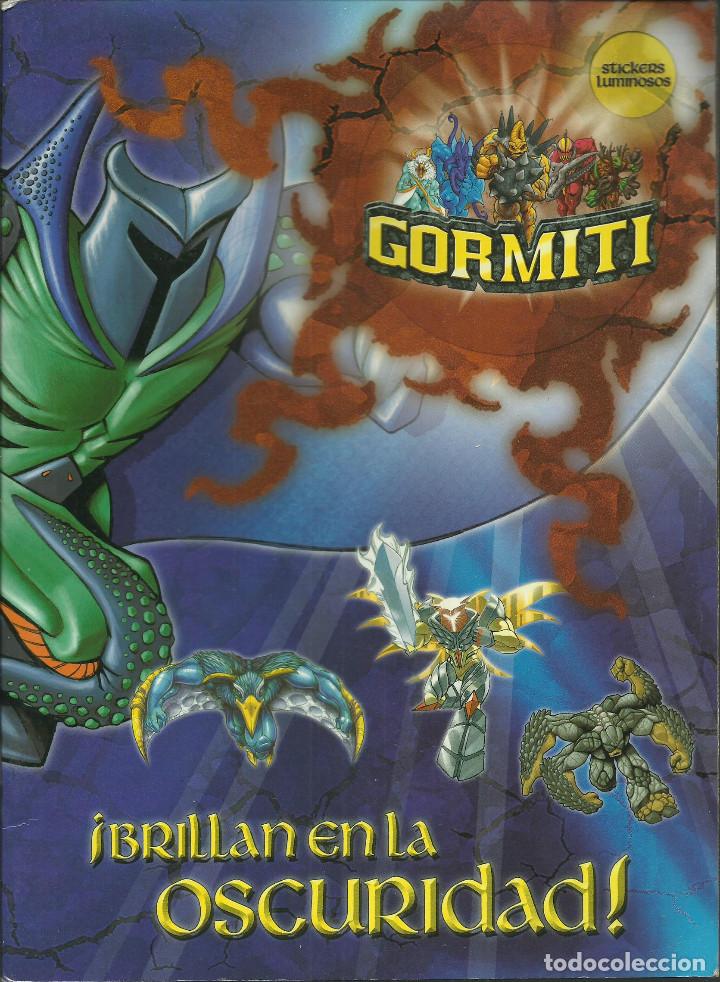 Coleccionismo &Aacute;lbum: PAREJA DE ALBUMES GORMITI LOS INVENCIBLES SE&Ntilde;ORES DE LA NATURALEZA COMPLETOS