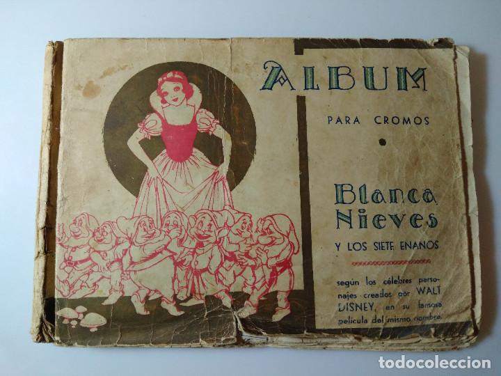 Coleccionismo &Aacute;lbum: ALBUM CROMOS BLANCANIEVES Y LOS 7 ENANOS - A&Ntilde;OS 40