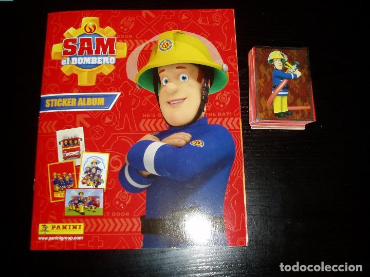 Collectionnisme Album: SAM EL BOMBERO. ALBUM DE CROMOS. COLECCION COMPLETA DE CROMOS. PANINI. SIN PEGAR. MAGNIFICO ESTADO